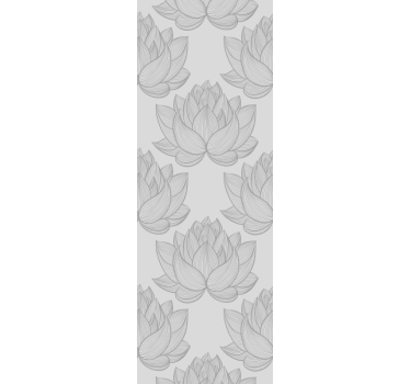 Carta da parati floreale fiori di loto - TenStickers