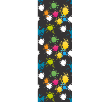 Carta da parati camera ragazzi motivi splatter - TenStickers