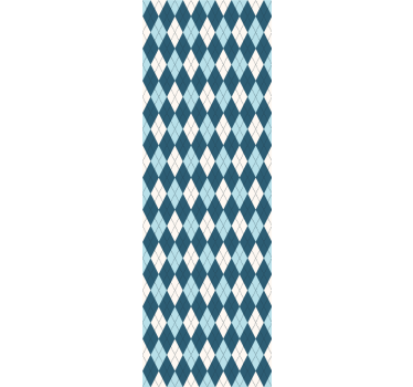 Carta da parati geometrica arlecchino di diamanti - TenStickers