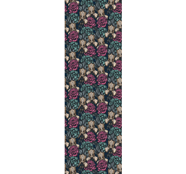 Carta da parati floreale elegante arazzo floreale - TenStickers