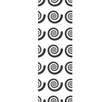 Carta da parati geometrica motivo a spirale - TenStickers
