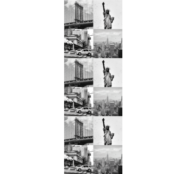Carta da parati new york montaggio urbano - TenStickers