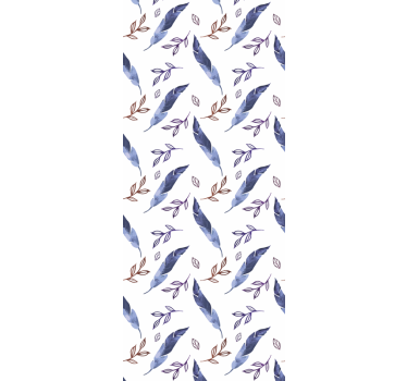 Carta da parati floreale motivo floreale diagonale - TenStickers