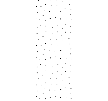 Carta da parati geometrica triangoli sparsi - TenStickers