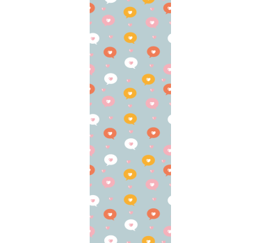 Carta da parati pois motivo floreale a pois - TenStickers