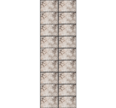 Carta da parati effetto marmo piastrelle marmorizzate - TenStickers