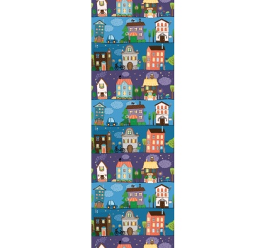 Carta da parati città racconto urbano - TenStickers