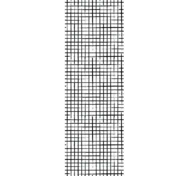 Carta da parati geometrica modello a griglia - TenStickers