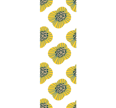 Carta da parati floreale motivo floreale elegante - TenStickers