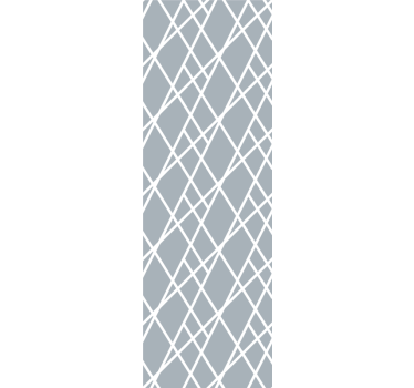 Carta da parati geometrica linee diagonali grigie - TenStickers