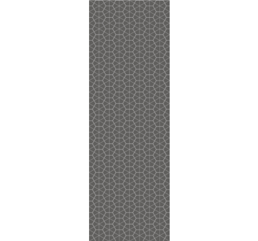 Carta da parati geometrica disegno esagonale grigio - TenStickers