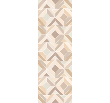 Carta da parati geometrica forme a strati beige - TenStickers