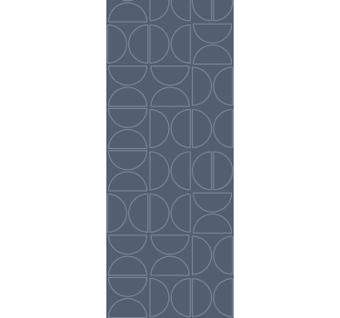 Carta da parati moderna motivo geometrico grigio - TenStickers
