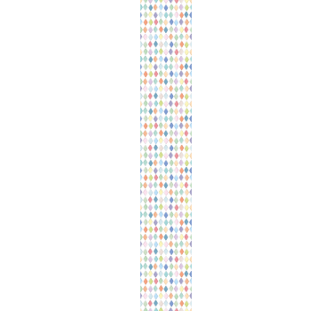 Carta da parati con i rombi colorati - TenStickers
