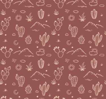 Carta da parati per ragazzi terracotta paesaggio Arizona - TenStickers