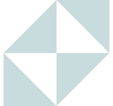 Carta da parati geometrica triangoli blu - TenStickers