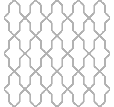 Carta da parati geometrica armonia grigia - TenStickers