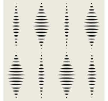 Carta da parati geometrica rabaul ikat - TenStickers