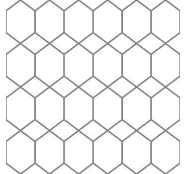 Carta da parati geometrica motivo intrecciato - TenStickers
