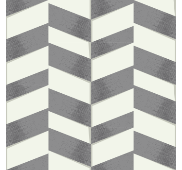 Carta da parati geometrica gallone grigio - TenStickers