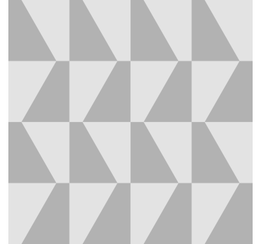 Carta da parati geometrica trapezio grigio - TenStickers