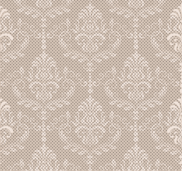 Carta da parati barocco damasco elegante - TenStickers