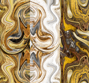 Carta da parati astratta vorticosa eleganza marmorizzata - TenStickers