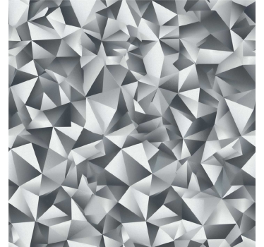 Carta da parati moderna diamanti grigi - TenStickers