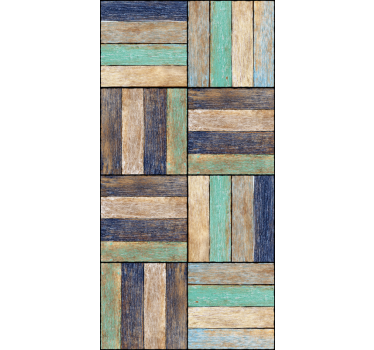 Parati moderni legno colorato - TenStickers