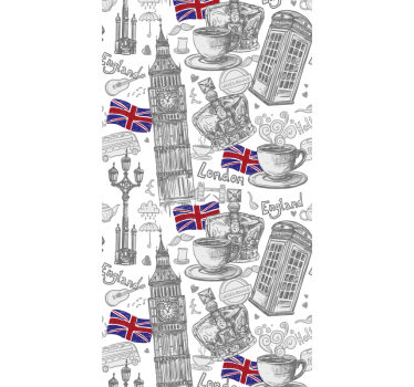 Carta da parati città monumenti di londra - TenStickers