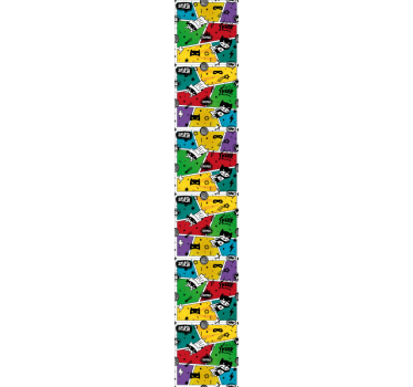 Carta da parati cameretta personaggi dei cartoni animati - TenStickers