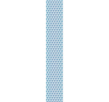 Carta da parati geometrica disposizione di forme blu - TenStickers