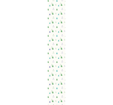 Carta da parati triangoli disegno a fantasia verde - TenStickers