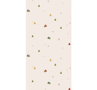 Carta da parati natura motivo festivo della foresta - TenStickers