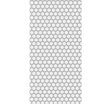 Carta da parati geometrica esagono geometrico - TenStickers