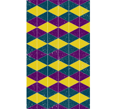 Carta da parati geometrica disegno a motivi geometrici - TenStickers