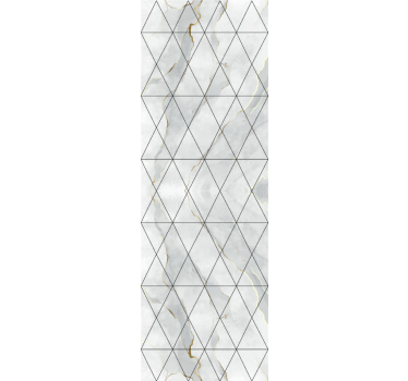 Carta da parati effetto marmo marmoreo geometrico - TenStickers