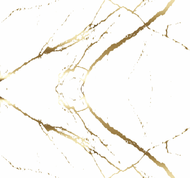 Carta da parati effetto marmo dorato e bianco - TenStickers