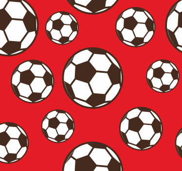 Carta da parati cameretta gioco di modelli di calcio - TenStickers