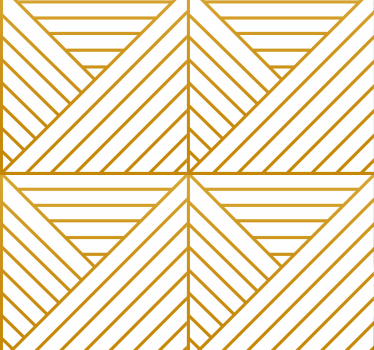 Carta da parati linee geometriche dorate - TenStickers