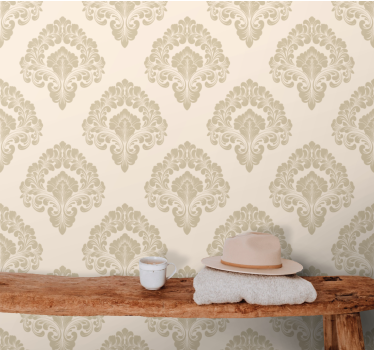 Carta da parati barocco elegante motivo ornamentale - TenStickers