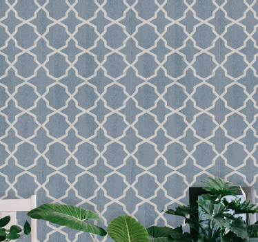 Carta da parati moderna elegante design blu - TenStickers