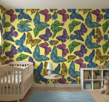 Carta da parati cameretta grande multicolore - TenStickers