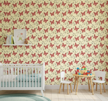 Carta da parati cameretta stile giardino - TenStickers