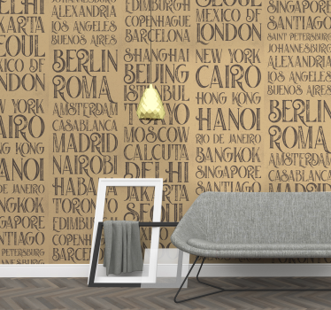 Carta da parati citta' del mondo - TenStickers