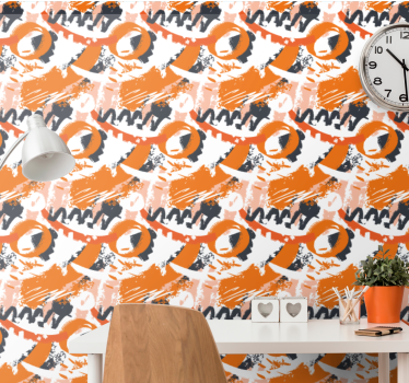 Carta da parati città motivi astratti urbani - TenStickers