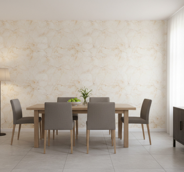 Carta da parati effetto marmo bianco classico - TenStickers