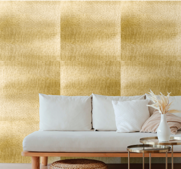 Carta da parati effetto marmo elegante trama dorata - TenStickers