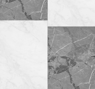 Carta da parati effetto marmo elegante venatura grigia - TenStickers