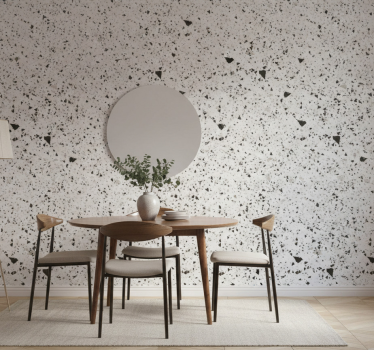 Carta da parati effetto marmo frammenti di terrazzo - TenStickers